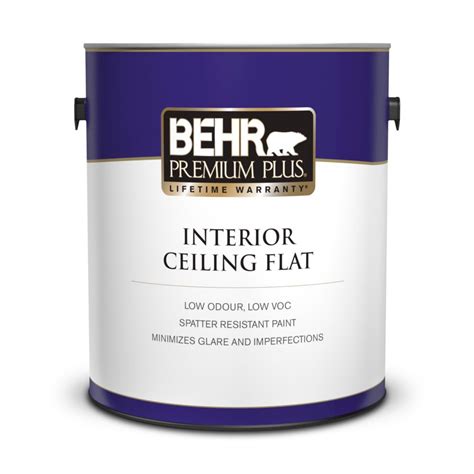 This formula also maintains the original acoustical ceiling properties. . Behr paint for ceilings